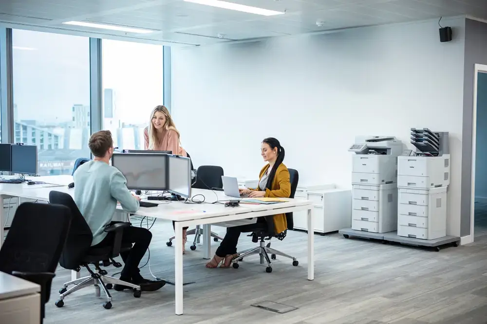 Office team collaboration